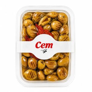 CEM IZGARA YEŞİL ZEYTİN VAK. 450 GR *10 ОЛИВКИ ГРИЛЬ ВАКУМ