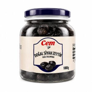 CEM DOĞAL SİYAH ZEYTİN YAĞLI SALAMURA 291-350 1000 GR CAMPET *6 МАСЛИНЫ ВЯЛЕНЫЕ