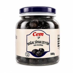 CEM SİYAH ZEYTİN YAĞLI SALAMURA 231-290 1000 GR CAMPET *6 ВЯЛЕНЫЕ МАСЛИНЫ В МАСЛЕ
