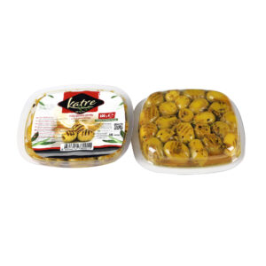 KATRE IZGARA YEŞİL ZEYTİN 90 gr VAKKUM ЗЕЛЁНЫЕ ОЛИВКИ НА ГРИЛЕ 90 гр ВАККУМ *42 шт