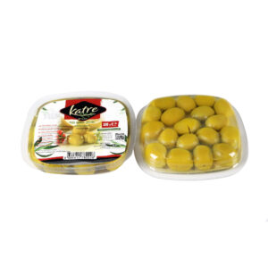 KATRE KIRMA YEŞİL ZEYTİN 100 gr VAKKUM ЗЕЛЁНЫЕ ОЛИВКИ 100 гр ВАККУМ *42 шт