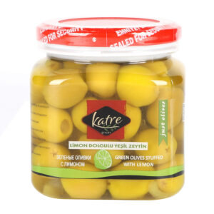 KATRE LİMONLU YEŞİL ZEYTİN 330 gr KARE PET ЗЕЛЁНЫЕ ОЛИВКИ С ЛИМОНОМ 330 гр *12шт