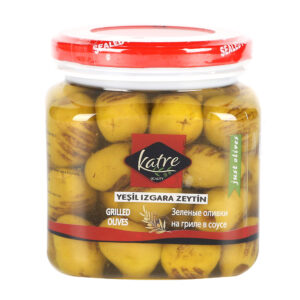 KATRE IZGARA YEŞİL ZEYTİN 300 gr KARE PET ЗЕЛЁНЫЕ ОЛИВКИ НА ГРИЛЕ 300 гр *12 шт