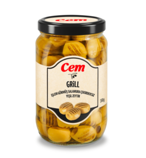 CEM GRİL ZEYTİN 720 GR. CAM *6 ОЛИВКИ ГРИЛЬ В РАССОЛЕ